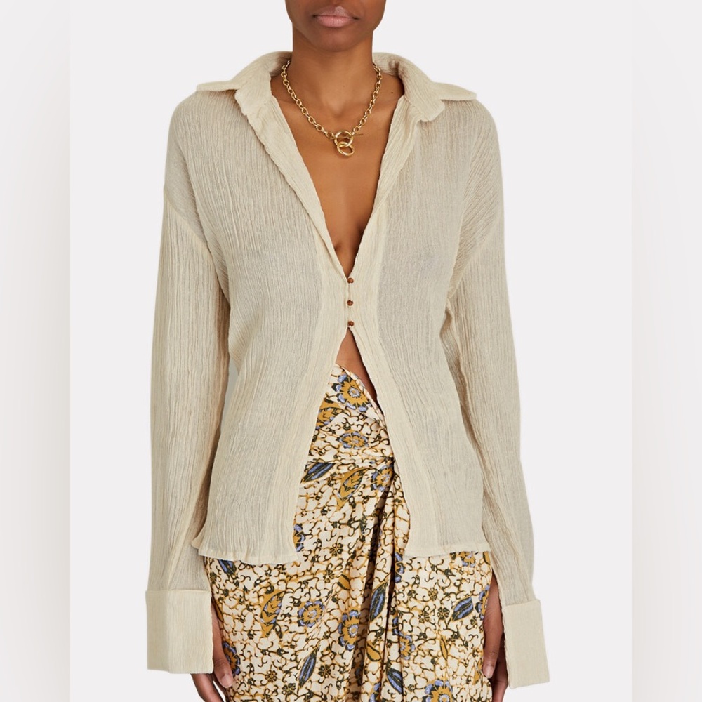 Savannah Morrow | Avisa silk bamboo shirt